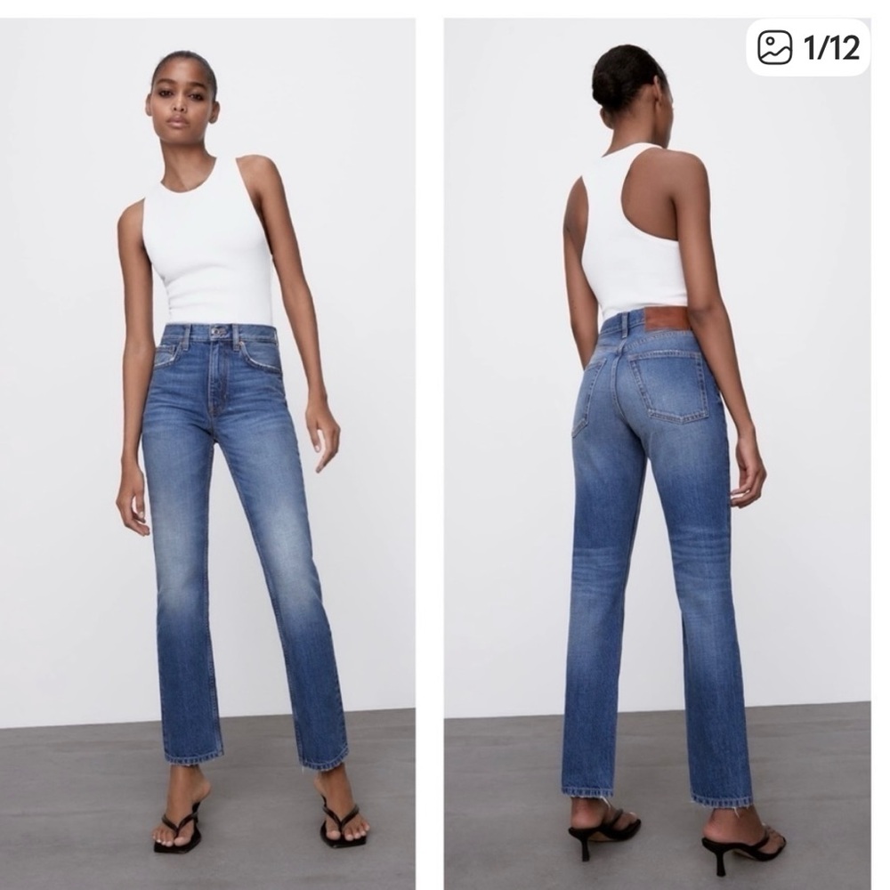 Zara Classic Blue Denim Jeans